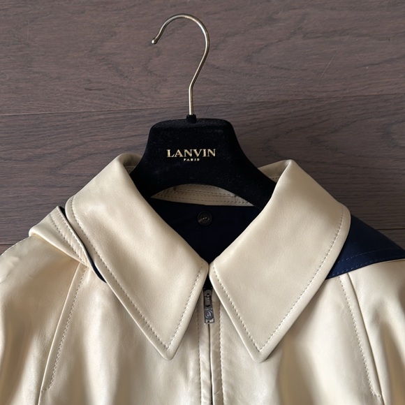 Lanvin Leather Short Trench size 48 - Picture 2 of 4